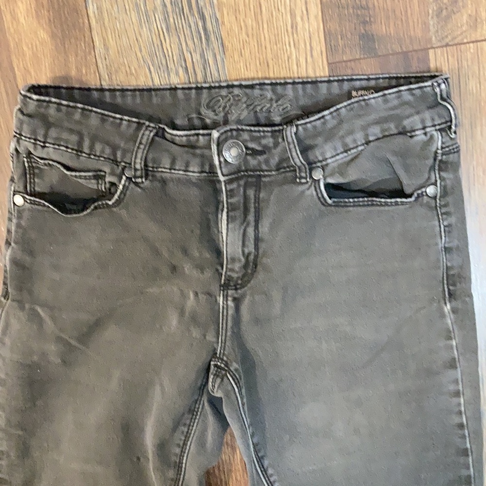 Buffalo jeans women’s 4 / 27 mid rise slim boyfriend Mimi black jean EUC denim - Picture 2 of 5